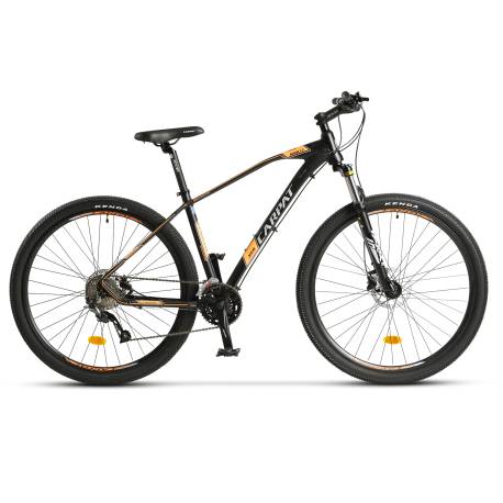 Bicicleta MTB-HT CARPAT C2989H, roti 29", frane hidraulice, Negru/ Portocaliu