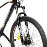 Bicicleta MTB-HT CARPAT C2989H, roti 29", frane hidraulice, Negru/ Portocaliu