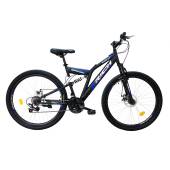 Bicicleta MTB-FS RICH R2750D, roti 27.5", Negru/Albastru