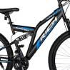 Bicicleta MTB-FS RICH R2750D, roti 27.5", Negru/Albastru