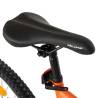 Bicicleta MTB-FS RICH R2449A roti 24", cadru portocaliu cu design negru.