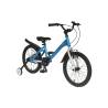 Bicicleta copii 4-6 ani MARS M1601C cu roti ajutatoare, roti 16", albastru/alb