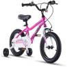 Bicicleta copii 3-5 ani CHIPMUNK CMA1402C, roti 14", fucsia/alb