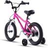 Bicicleta copii 3-5 ani CHIPMUNK CMA1402C, roti 14", fucsia/alb