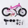 Bicicleta copii 3-5 ani CHIPMUNK CMA1402C, roti 14", fucsia/alb