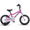 Bicicleta copii 3-5 ani CHIPMUNK CMA1402C, roti 14", fucsia/alb