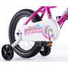 Bicicleta copii 3-5 ani CHIPMUNK CMA1402C, roti 14", fucsia/alb