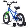 Bicicleta copii 3-5 ani CHIPMUNK CMA1401C, roti 14", albastru/alb