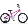 Bicicleta copii 4-6 ani CHIPMUNK CMA1602C, roti 16", fucsia/alb