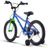 Bicicleta copii 4-6 ani CHIPMUNK CMA1601C, roti 16", albastru/alb