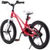 Bicicleta copii 5-7 ani GALAXY G1801C, roti 18", rosu/alb