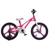 Bicicleta fete 3-5 ani GALAXY G1402C, roti 14", roz/alb