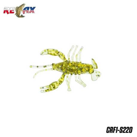 Rac siliconic RELAX Crawfish 3.5cm Standard, culoare S220, 8buc/blister