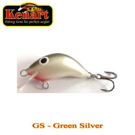 Vobler KENART Hunter, Floating, 4cm, 4g, culoare GS