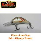 Vobler KENART Diver, Floating, 4cm, 3g, culoare BR