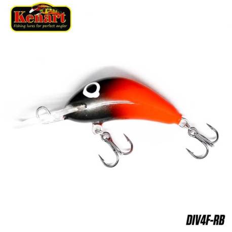 Vobler KENART Diver, Floating, 4cm, 3g, culoare RB