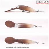 Vobler HMKL K-II Minnow 40F 4cm, 2.2g, culoare Gradation Brown