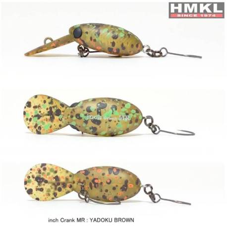 Vobler HMKL Inch Crank MR 2.5cm, 1.6g, culoare Yadoku Brown