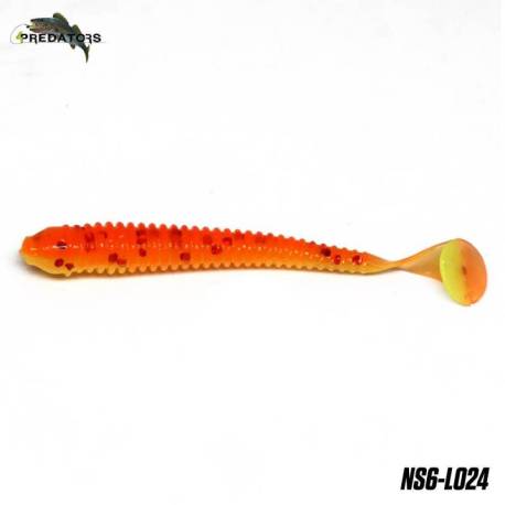 Naluci 4PREDATORS Ninja Shad, 6cm, culoare L024, 15buc/plic