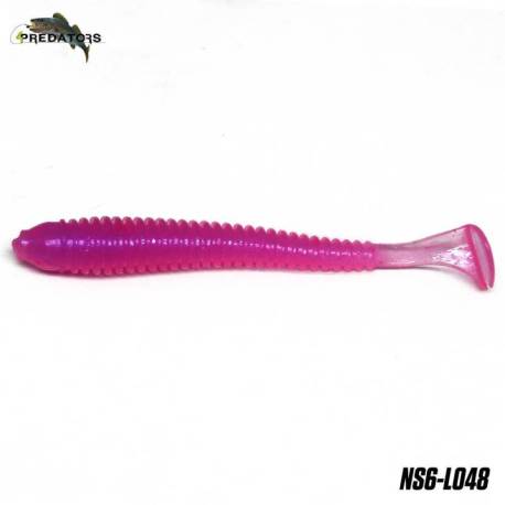 Naluci 4PREDATORS Ninja Shad, 6cm, culoare L048, 15buc/plic