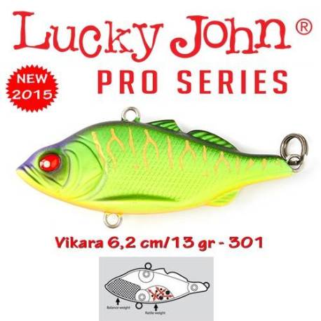 Vobler LUCKY JOHN Vikara 62S, 6.2cm, Sinking, culoare 301