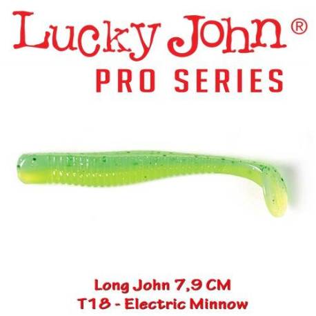 Shad LUCKY JOHN Long John 7.9cm, culoare T18, 8buc/plic