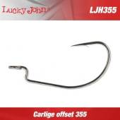 Carlige offset LUCKY JOHN LHJ355 Predator, Nr.1, 8buc/plic