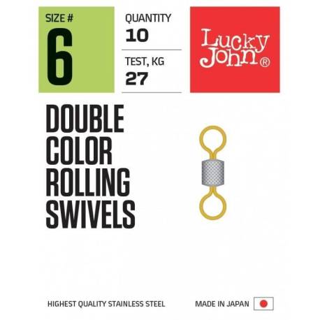 Vartej LUCKY JOHN Double Color Rolling, Nr.10, 10buc/plic