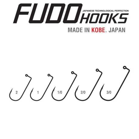 Carlige FUDO Jig EXH, Black Nickel, 1/0, 5buc/plic