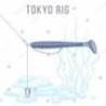 Montura FUDO Tokyo Rig, 10g, Nr.2/0, 3buc/plic