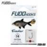 Carlige legate FUDO Feeder BN, Nr.8, 85cm, 10buc/plic