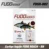 Carlige legate FUDO Roach BN, Nr.7, 60cm, 10buc/plic