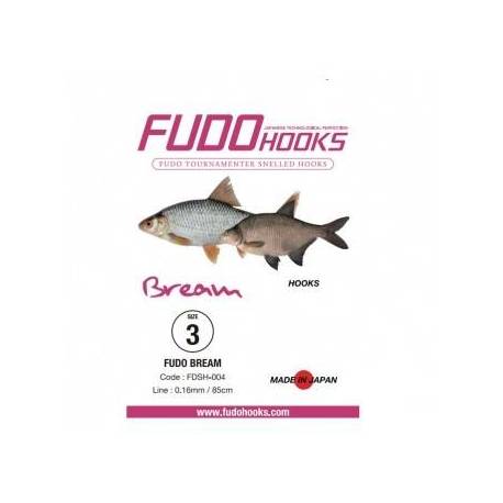 Carlige legate FUDO Bream BN, Nr.3, 85cm, 10buc/plic