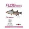 Carlige legate FUDO Bream BN, Nr.6, 85cm, 10buc/plic