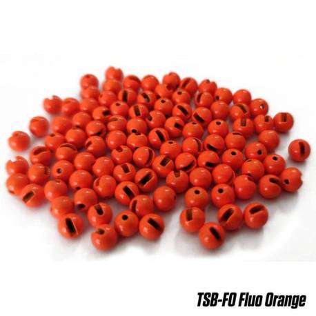 Bile FUDO Tungsten Slotted Beads 2.8mm, Fluo Orange