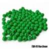 Bile FUDO Tungsten Slotted Beads 3.3mm, Fluo Green