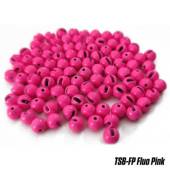 Bile FUDO Tungsten Slotted Beads 5.5mm, Fluo Pink