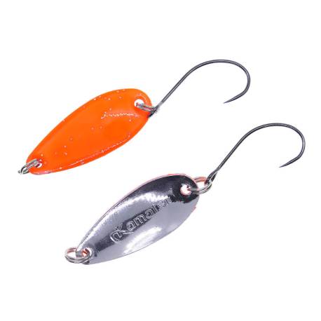 Lingurita oscilanta KAMATSU Trout Spoon 3g, culoare 001 Fluo Orange