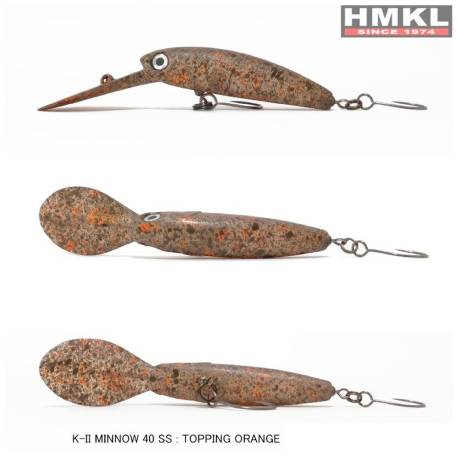 HMKL K-II MINNOW 40 SS,2.7g, Topping Orange