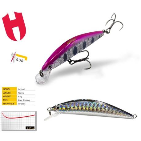 Vobler HERAKLES Mizu 70SS, 7cm, 4.8g, culoare Shad