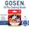 Fir textil GOSEN X16 Casting Braid Light Green 150m, 0.153mm, 9.1kg