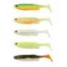 Shad SAVAGE GEAR Fat Minnow T-Tail 7.5cm, Darkwater Mix, 5buc/plic