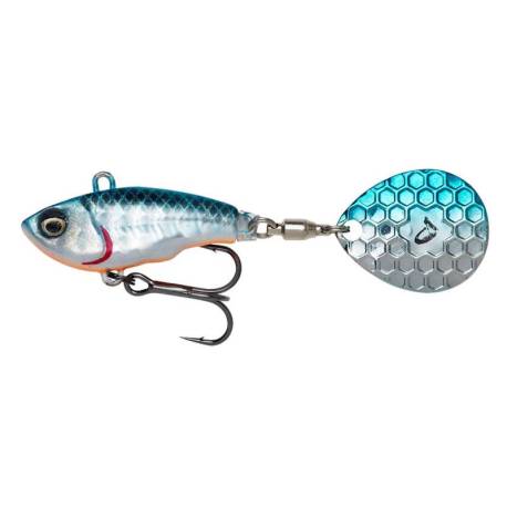 Spinnertail SAVAGE GEAR Fat Tail 6.5cm, 16g, culoare Blue Silver