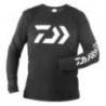 Bluza pescuit DAIWA D-VEC Long Sleeve Black, XL