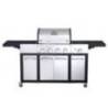 Gratar pe gaz ALL'GRILL Basic-Line Major, 4 arzatoare inox, grile fonta