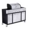 Gratar pe gaz ALL'GRILL Basic-Line Major, 4 arzatoare inox, grile fonta