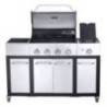 Gratar pe gaz ALL'GRILL Basic-Line Major, 4 arzatoare inox, grile fonta