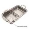 Cos din inox pentru gratar - Char-Broil, 25 x 16 x 7 cm