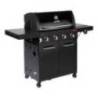 Gratar pe gaz din inox Char-Broil Professional Core B 4, grile din fonta, 4+1 arzatoare