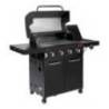 Gratar pe gaz din inox Char-Broil Professional Core B 4, grile din fonta, 4+1 arzatoare